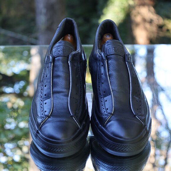 Converse x John Varvatos Black Leather Slip On 2016 - Picture 10 of 16